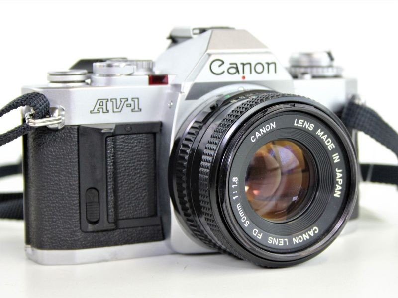 Vintage Canon AV-1 camera